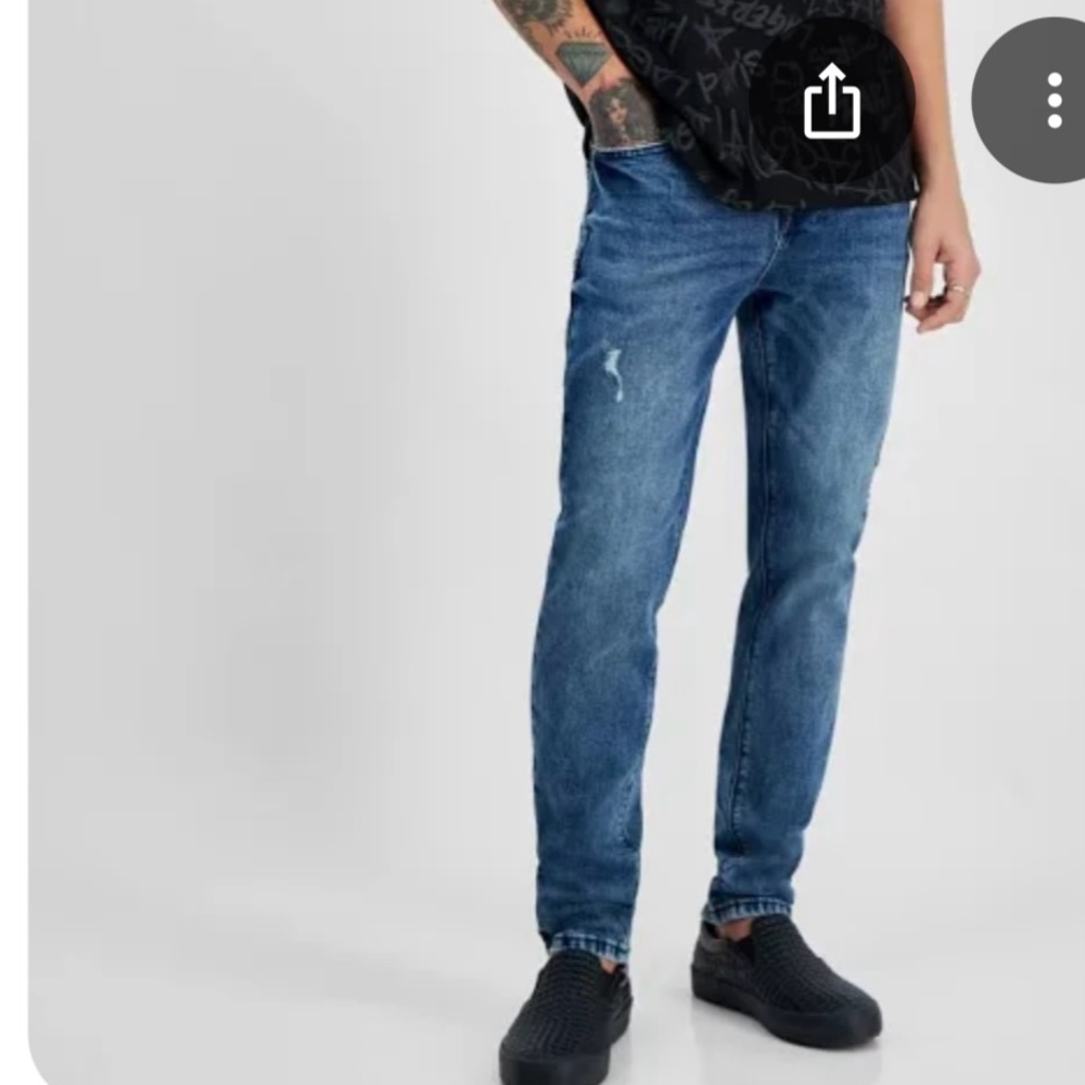 Sz 32 KARL LAGERFELD men’s slim straight jeans